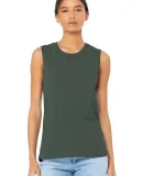 Women's Long Muscle Tank MILITARY GREEN