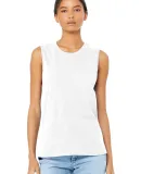 Women's Long Muscle Tank WHITE