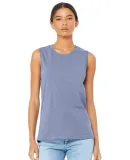 Women's Long Muscle Tank LAVENDER BLUE