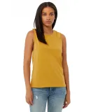 Women's Long Muscle Tank HEATHER MUSTARD