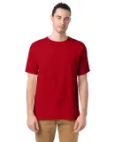 Comfort Wash GDH100 Garment Dyed Short Sleeve T-Sh in Athletic red