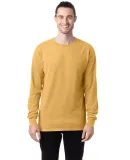 Comfort Wash GDH200 Garment Dyed Long Sleeve T-Shi in Artisan gold