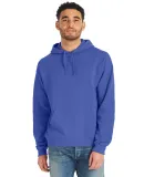 Comfort Wash GDH450 Garment Dyed Unisex Hooded Pul in Deep forte blue