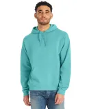 Comfort Wash GDH450 Garment Dyed Unisex Hooded Pul in Mint