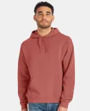 Comfort Wash GDH450 Garment Dyed Unisex Hooded Pul in Nantucket red