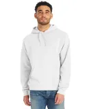 Comfort Wash GDH450 Garment Dyed Unisex Hooded Pul in White