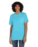 Comfort Wash GDH150 Garment Dyed Short Sleeve T-Sh in Freshwater