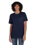 Comfort Wash GDH150 Garment Dyed Short Sleeve T-Sh in Navy
