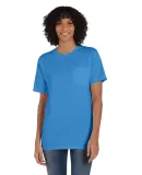 Comfort Wash GDH150 Garment Dyed Short Sleeve T-Sh in Summer sky blue