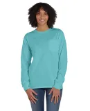 Comfort Wash GDH250 Garment Dyed Long Sleeve T-Shi in Mint