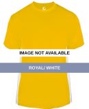 C2 Sport 5250 Colorblock Youth Tee Royal/ White