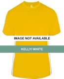 C2 Sport 5250 Colorblock Youth Tee Kelly/ White