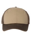 DRI DUCK 3701 Colorblock Cap Khaki/ Dark Brown