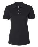 Jerzees 443W Women's Easy Care Double Mesh Ringspu Black