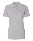 Jerzees 443W Women's Easy Care Double Mesh Ringspu in Athletic heather
