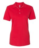 Jerzees 443W Women's Easy Care Double Mesh Ringspu in True red