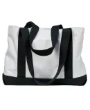 Liberty Bags 7002 P & O Cruiser Tote in White/ black