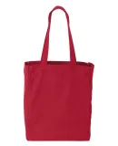 Liberty Bags 8861 10 Ounce Gusseted Cotton Canvas  RED