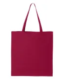 Liberty Bags 8502 BRANSON BARGAIN CANVAS TOTE RED