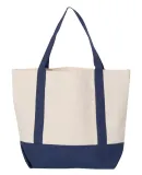 Liberty Bags 8867 Seaside Cotton Canvas Tote NAVY