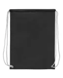 Liberty Bags 8887 Nylon Drawstring Backpack with W BLACK