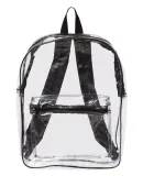 Liberty Bags 7010 Clear PVC Backpack BLACK
