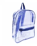 Liberty Bags 7010 Clear PVC Backpack ROYAL