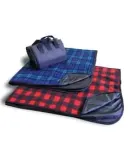 Liberty Bags 8702 Alpine Fleece Plaid Picnic Blank in Red buffalo