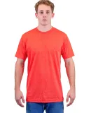 Tultex 241 Unisex Ultra Blend Poly-Rich Tee in Heather orange