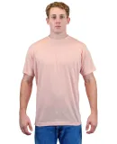 Tultex 241 Unisex Ultra Blend Poly-Rich Tee in Heather peach