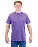 Tultex 241 Unisex Ultra Blend Poly-Rich Tee in Heather purple