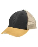 Ollie Cap in Blk/ mstrd/ tan