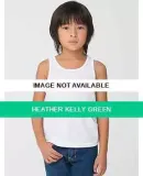 American Apparel BB108W Toddler Poly-Cotton Tank Heather Kelly Green