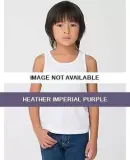 American Apparel BB108W Toddler Poly-Cotton Tank Heather Imperial Purple