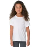 American Apparel 2105W Toddler Fine Jersey Short-S White