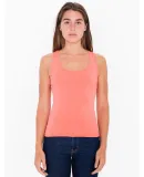 American Apparel 8308W Ladies' Cotton Spandex Tank Coral