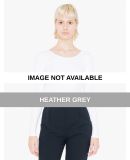 American Apparel 8379W Ladies' Cotton Spandex Long Heather Grey