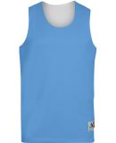 Augusta Sportswear 148 Reversible Wicking Tank in Columbia blue/ white