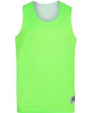 Augusta Sportswear 148 Reversible Wicking Tank in Lime/ white