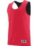 Augusta Sportswear 148 Reversible Wicking Tank in Red/ black