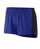 Augusta Sportswear 337 Women's Sprint Short in Purple/ black