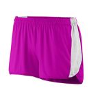 Augusta Sportswear 337 Women's Sprint Short in Power pink/ white