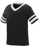 Augusta Sportswear 362 Toddler Sleeve Stripe Jerse in Black/ white