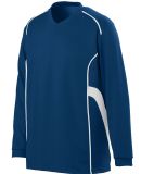 Augusta Sportswear 1085 Winning Streak Long Sleeve NAVY/ WHITE