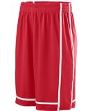 Augusta Sportswear 1185 Winning Streak Short in Red/ white