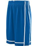 Augusta Sportswear 1185 Winning Streak Short in Royal/ white