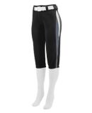 Augusta Sportswear 1340 Women's Comet Pant in Black/ graphite/ white