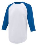 Augusta Sportswear 1506 Youth Nova Jersey in White/ royal