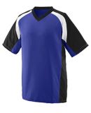 Augusta Sportswear 1535 Nitro Jersey in Purple/ black/ white