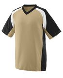 Augusta Sportswear 1535 Nitro Jersey in Vegas gold/ black/ white